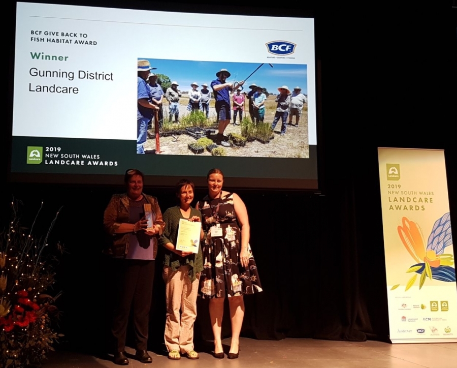 Gunning District Landcare – Winner of NSW Fish Habitat Award!!!